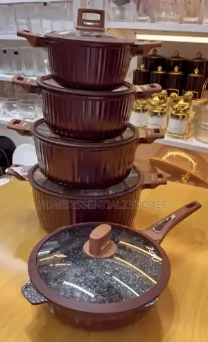 Osfe Quality Set of Pots With Insulated Handles