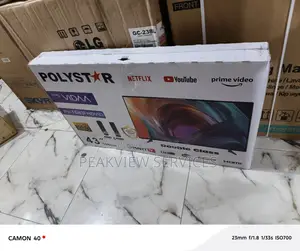 Polystar 43” Smart Tv – Ideal for Home or Office Use