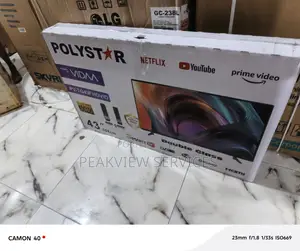 Polystar 43′′ Android Smart Tv – Save Power, Stream Faster