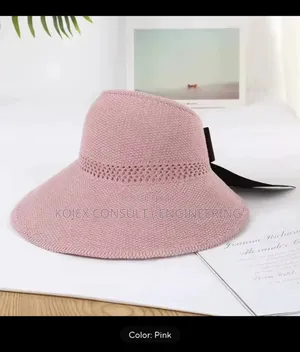 Summer Straw Hat For Women Korean Bow Empty Top Sun Hats