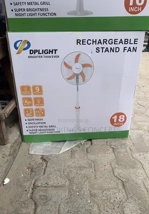 Dplight 18inch Rechargeable Stand Fan Dp-5518