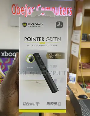 Micropack Green Laser Wireless Presentation Clicker WPM-09g
