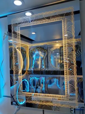 Luxury Mirror With Light and Design 80*60 Screen Touch