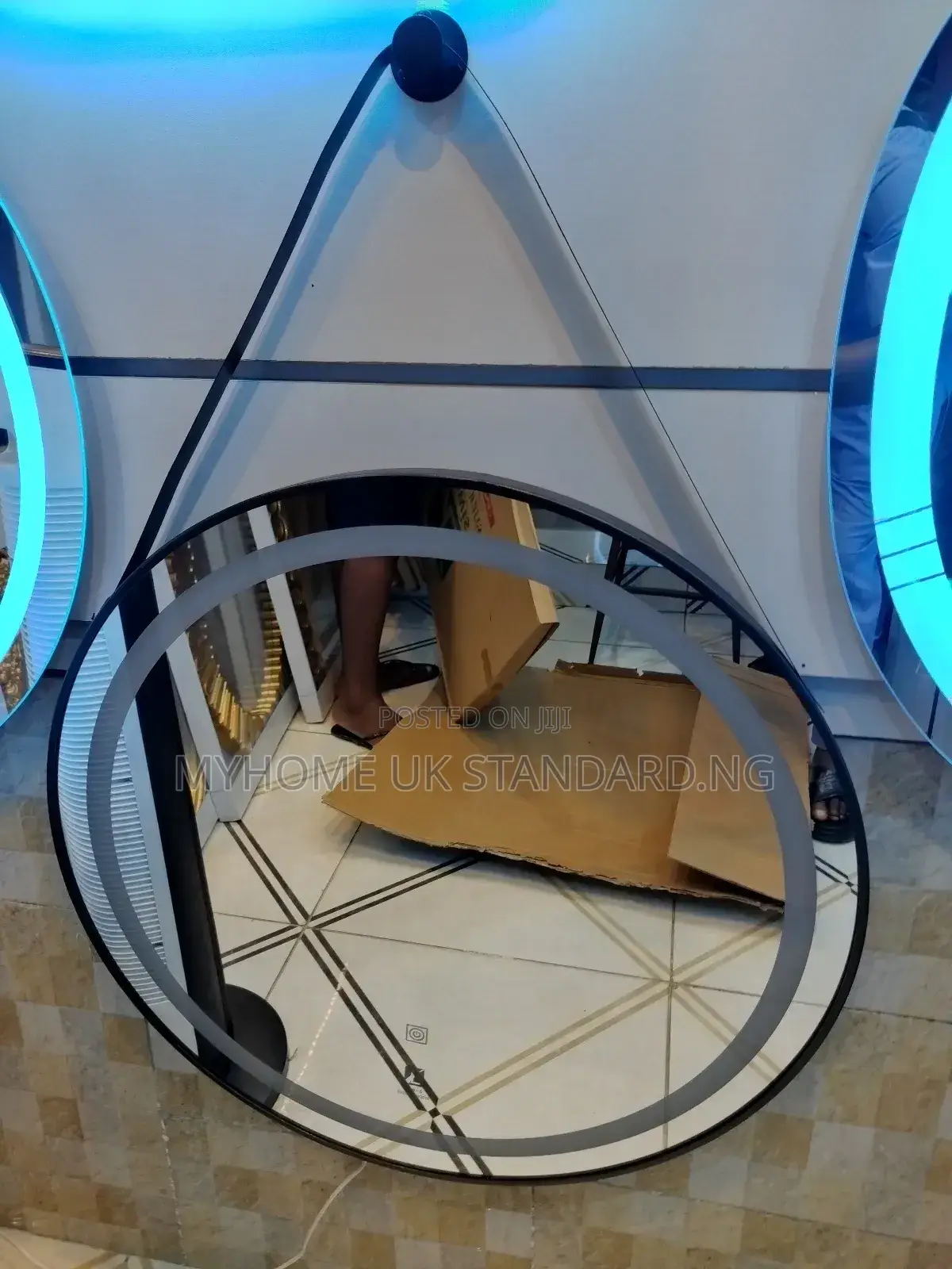70*70 Led Hanging Mirror Screen Touch