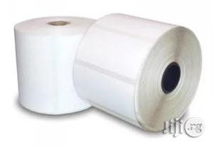 60* 40 Barcode Printer Sticker Paper Roll 5 Rolls In Pack