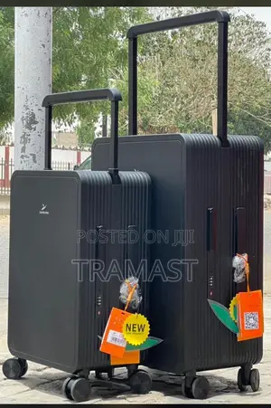 Durable 2 Set Hard Rubber Travel Luggage