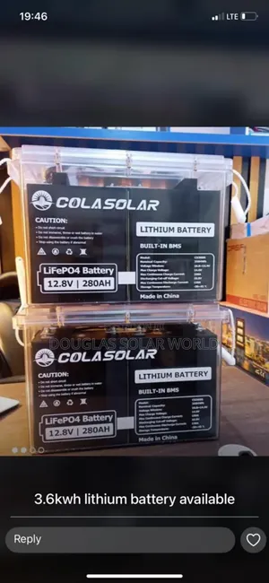 Cola Solar Lithium Gel Battery