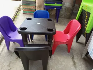 Quality Plastic Chairs and Table