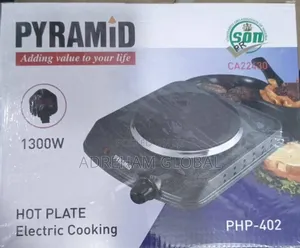 Pyramid Single Face Electric Cooking Hotplate, 1300w