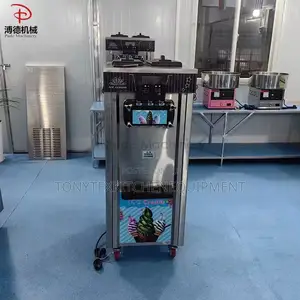 Standing Commercial Ice Cream Machine 3nozzel