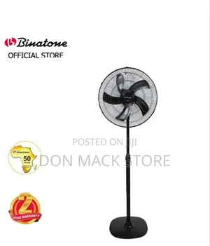 Natone 18 Inch Standing Fan Ts-1880 - Black (Mk2)