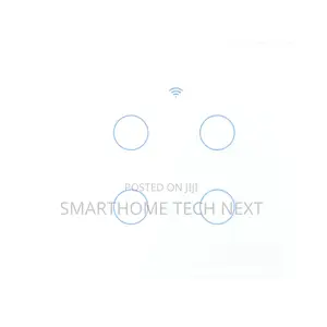 4 Gang White Smart Wifi Light Switch – Tuya Compatible