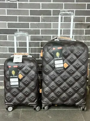 Set of 2 Leather Luggage Box