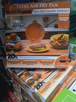 Steel Air Fry Pan( Scratch Resistant)