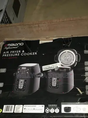 Ambiano 2 In 1 Pressure Cooker And Air Fryer