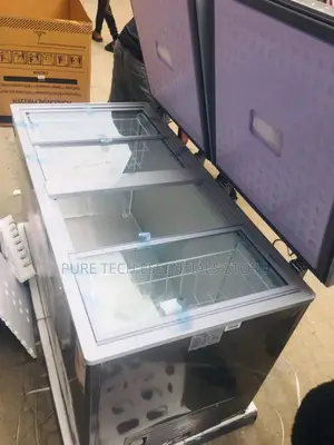 New Snowsea Double Door 500l Freezer 600bd With Inner Glass