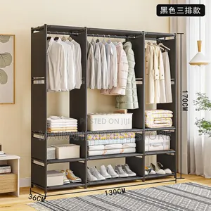Heavy-Duty Large Capacity Wardrobe Closet. (Alv33n1)