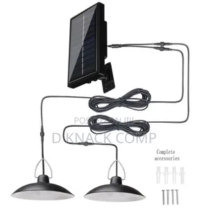 Solar Shed Light 60 Led Dual Head Motion Sensor