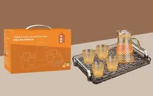 Elegant Water Set With Five Trays