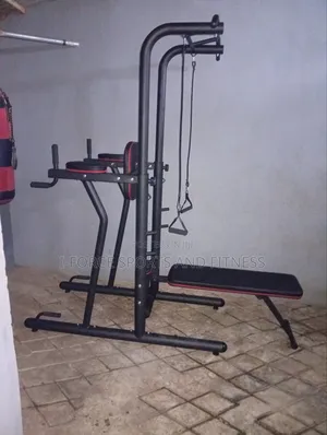 Squat Rack With Bench