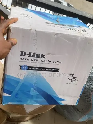 D Link Cat 6 Internet Cable Pure Copper