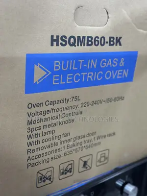 Multi-Functional Homestar 60 by 60 Built-in Oven(Hsqmb60-Bk)