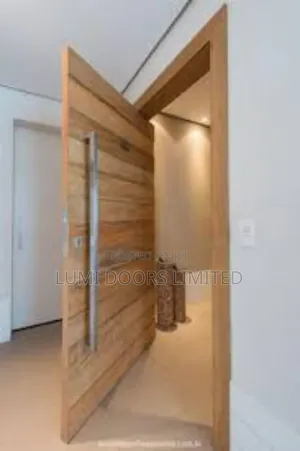 Straight Panel Wooden Door/ Hardwood Door