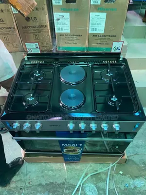 Maxi 60by90 Gas Cooker 6burner 4gas and 2 Electric Hot Plate