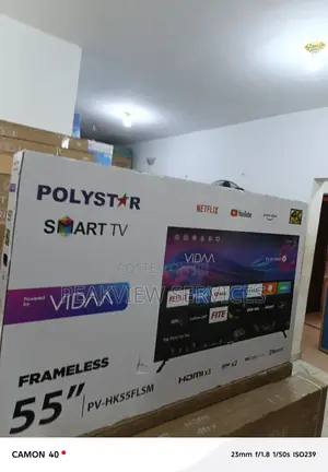 Super Slim Polystar 55′′ Smart Tv Pv‐Hk55flsm