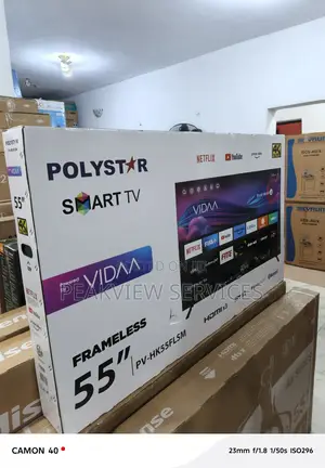 New Polystar 55′′ Smart Tv – Loud Sound, Clear Picture