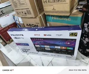 Best Price! 55-Inch Polystar Smart Led Tv Pv‐Hk55flsm