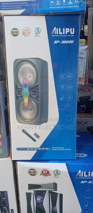 Double 8inches Party Box With Wireless Microphone