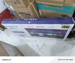 Polystar 55′′ Smart Tv Clarity, App Store, Bluetooth