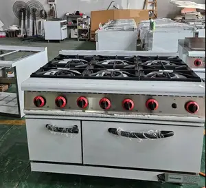 6 Burner Gas Cooker With Oven
