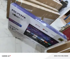 Polystar 55′′ Android Tv –Quad Core Cpu, Voice Control Ready