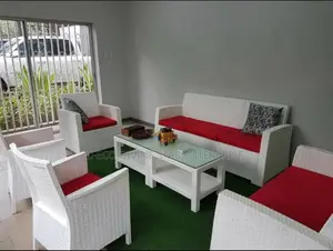 Box Rattan Soft Set and Table