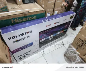 Luxury 55′′ Polystar Smart Tv – Sleek Design Pv‐Hk55flsm