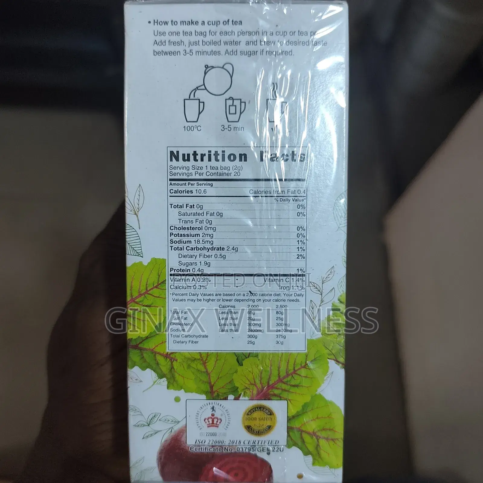 Superblend Beetroot Tea (20 Teabags)