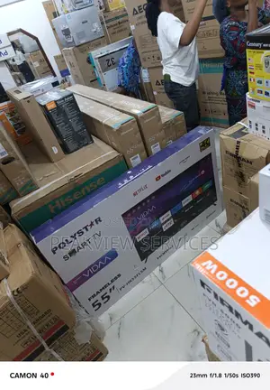 Modern 55-Inch Smart Tv by Polystar – Uhd Pv‐Hk55flsm