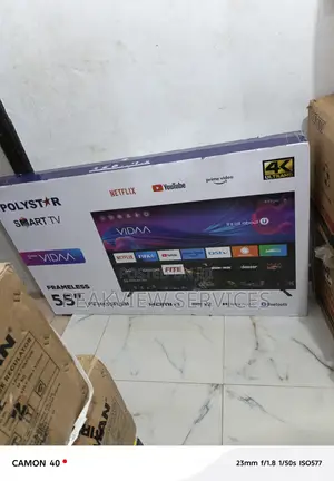 Polystar 55′′ Smart Tv for Office,Lounge,Or Home Pv‐Hk55flsm