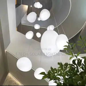 Staircase, Villa Duplex Hotel Stair Living Room Chandelier