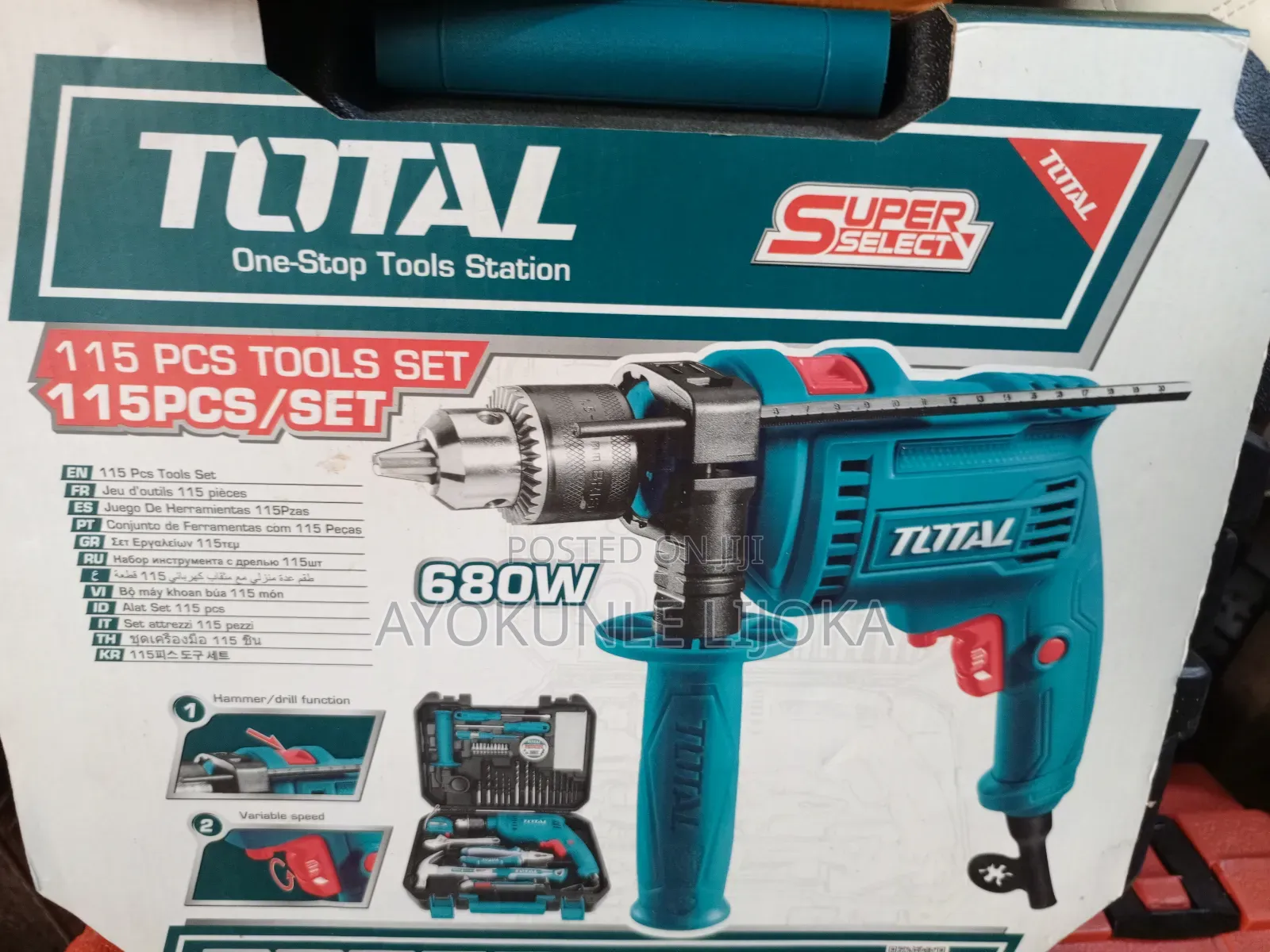 115pcs Total Tools Set