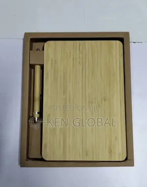 2 in One Set Wooden Notebook Set
