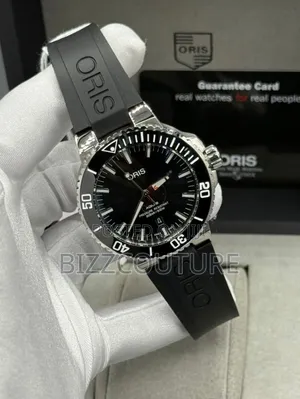 Original Oris Black Dial, Rubber Strap Watch in Store