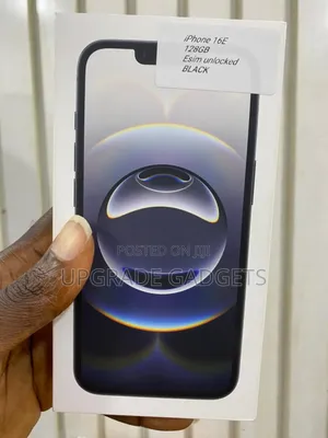 New Apple iPhone 16e 128 GB Black