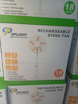 18"Inches Ascillation Rechargeable Fan