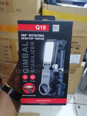 Q18 360° Rotating Desktop Tripod Gimbal Stabilizer