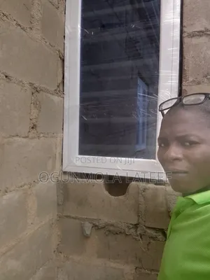 Single Aluminum Casement Window With Net and Burglary