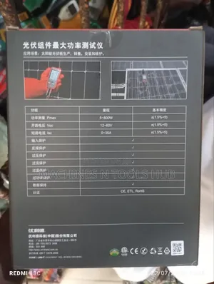 Ut673pv Uni-t Solar Mppt Meter / Solar Panel Meter