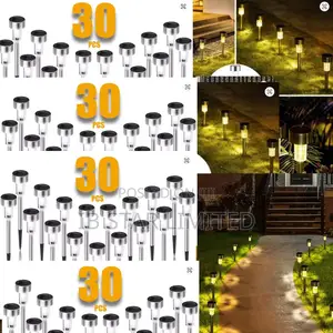 Light Up Everything: 120 Garden Solar Lights Extensive Lawn